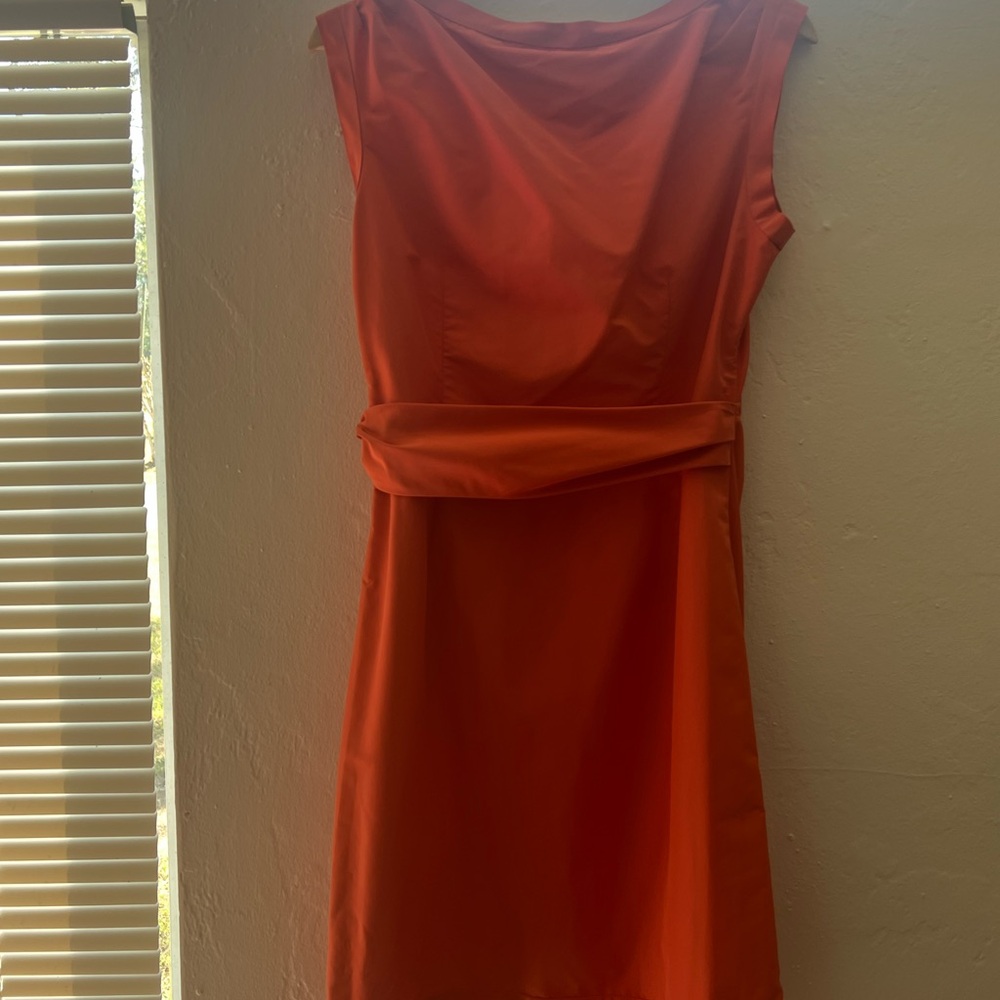 Diane Von Furstenberg Sleeveless Tie-Waist Midi Dress - NWT - Picture 4 of 7